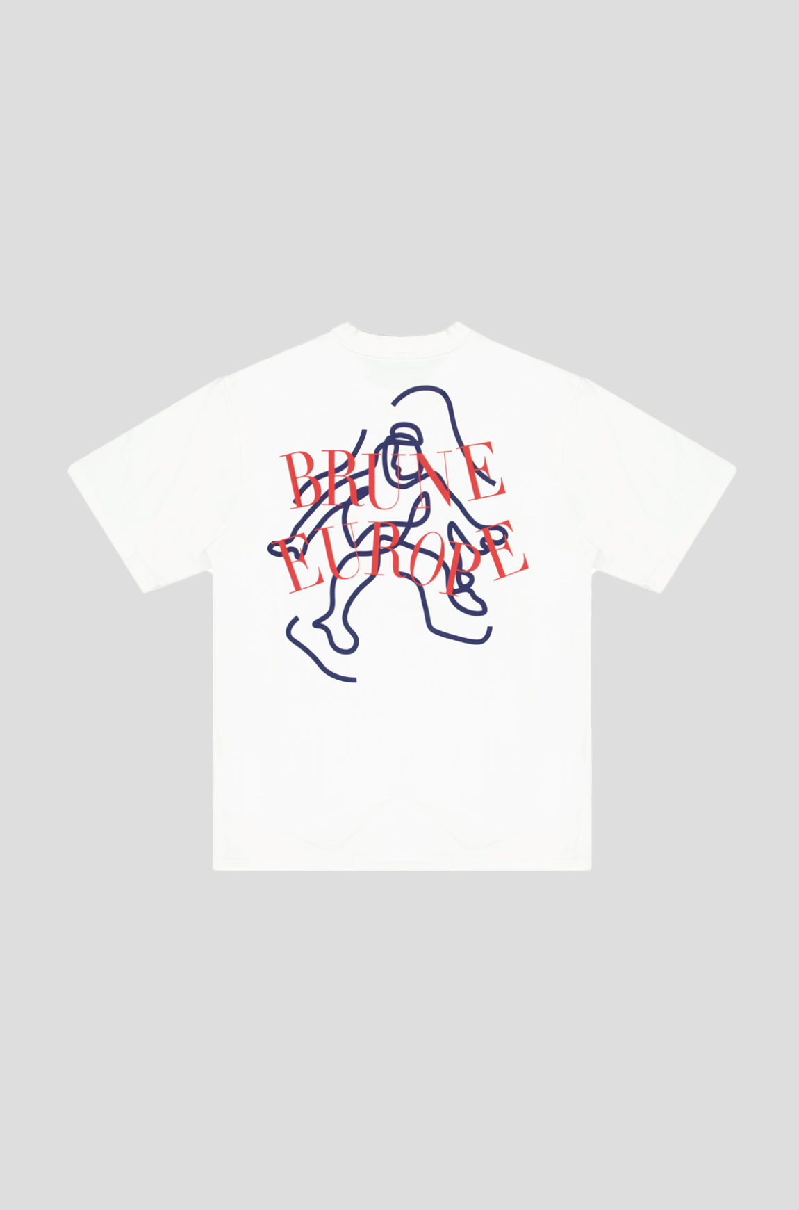 Navy Blue Typo Tee