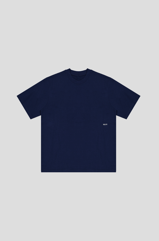 Navy Blue Typo Tee