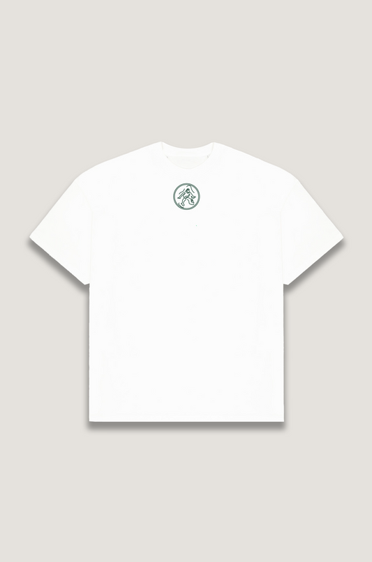White Chest Logo Tee
